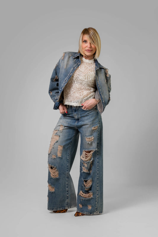 JEANS PALAZZO
