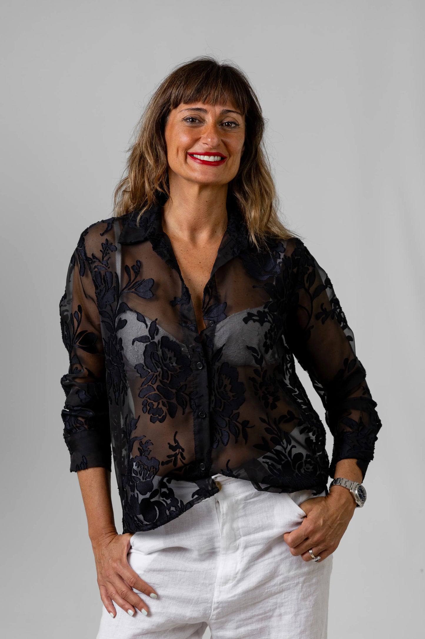 CAMICIA TRASPARENTE
