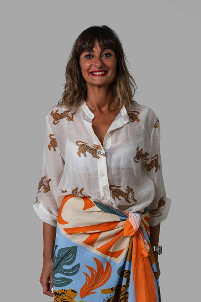CAMICIA IN MUSSOLA DI COTONE