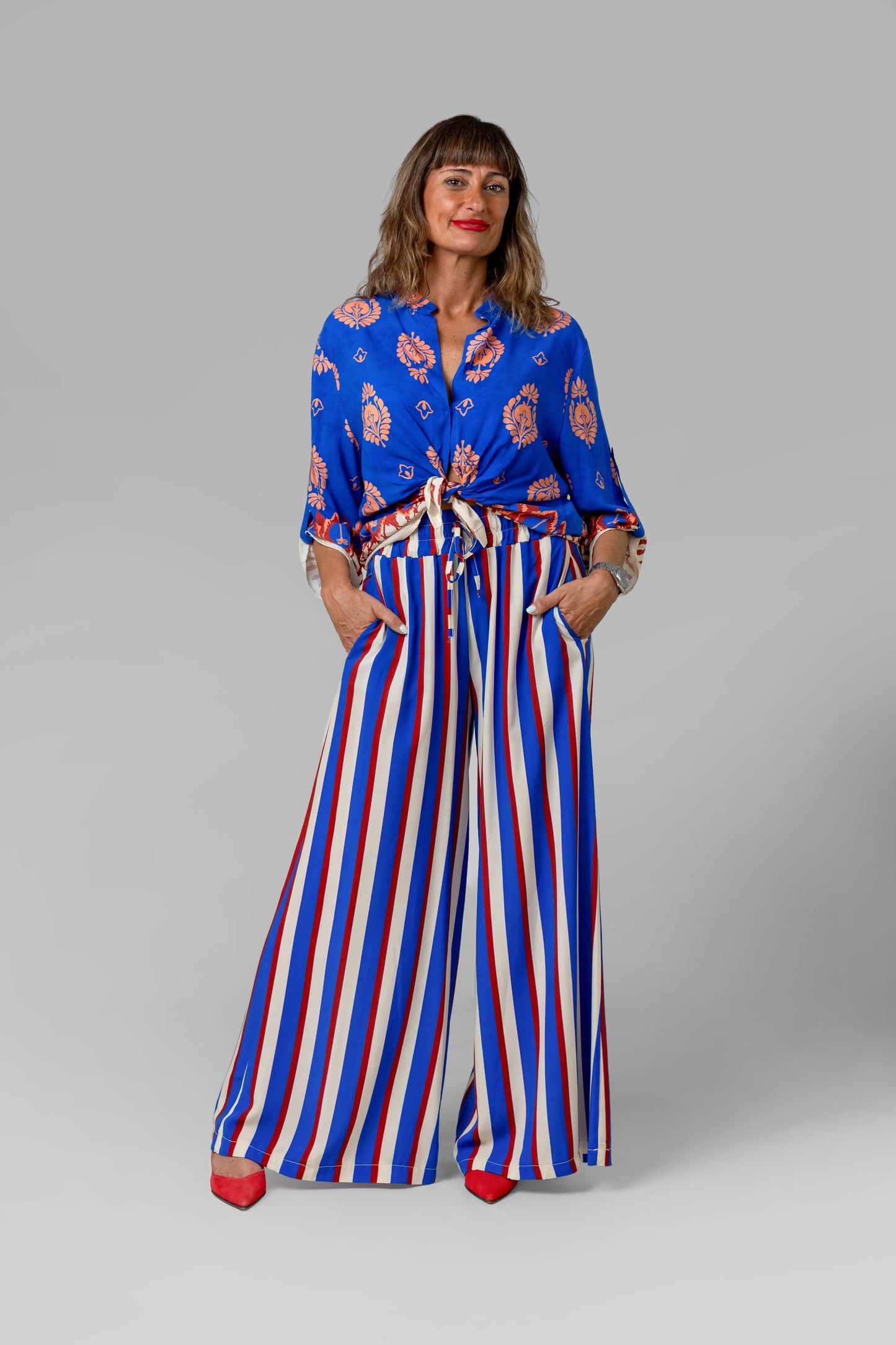 PANTALONE A RIGHE