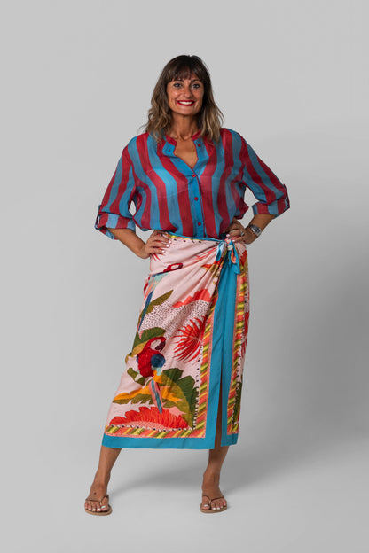 CAMICIA IN MUSSOLA DI COTONE