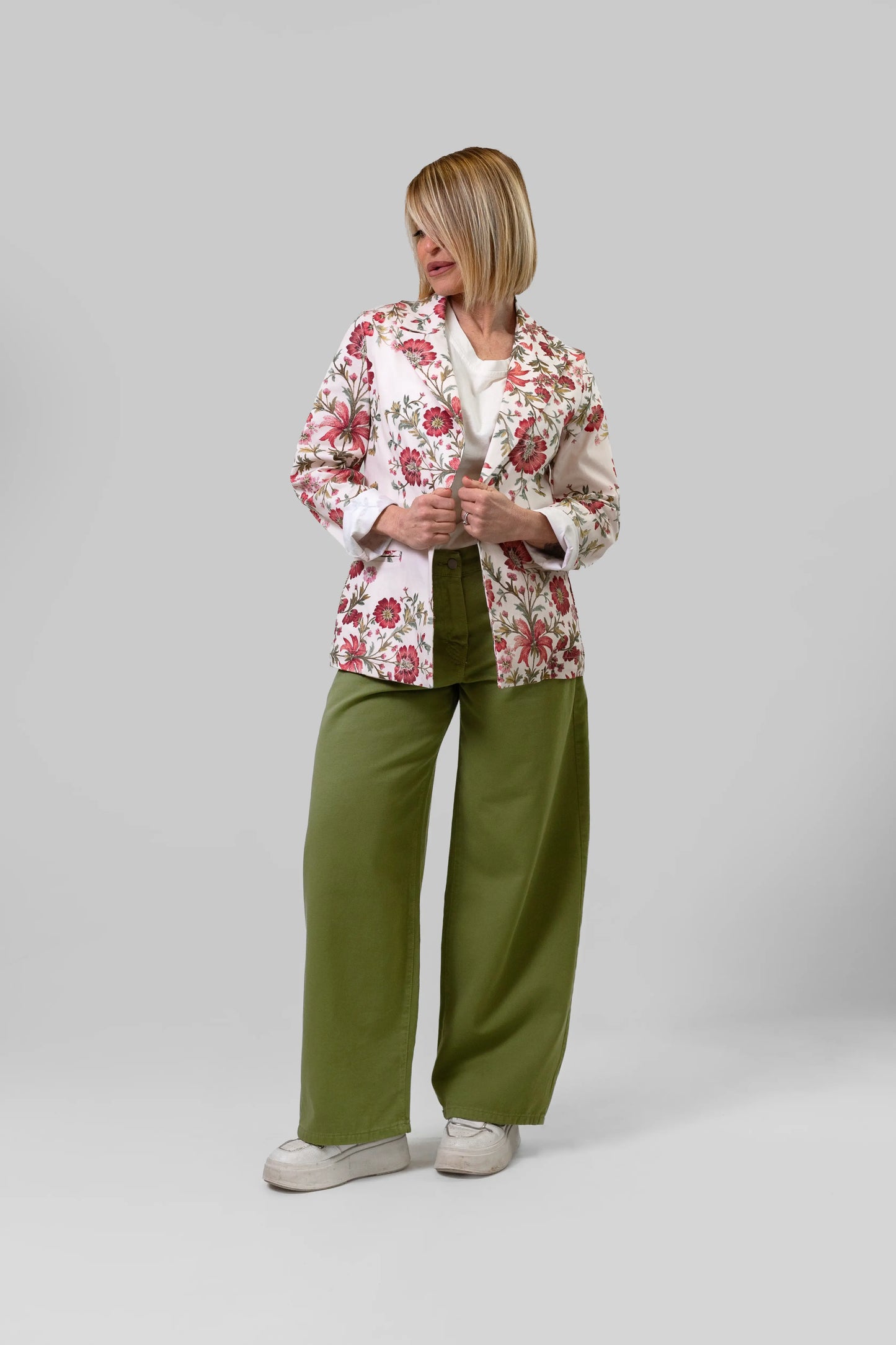 PANTALONE VERDE IN COTONE