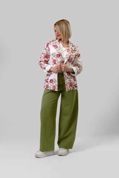 PANTALONE VERDE IN COTONE
