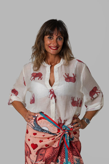 CAMICIA IN MUSSOLA DI COTONE