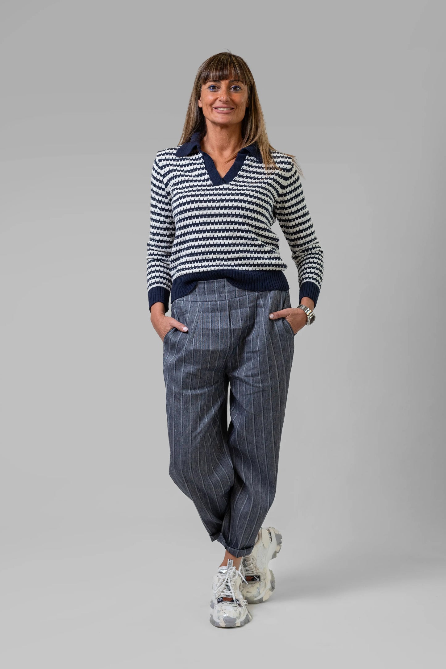 PANTALONE A RIGHE