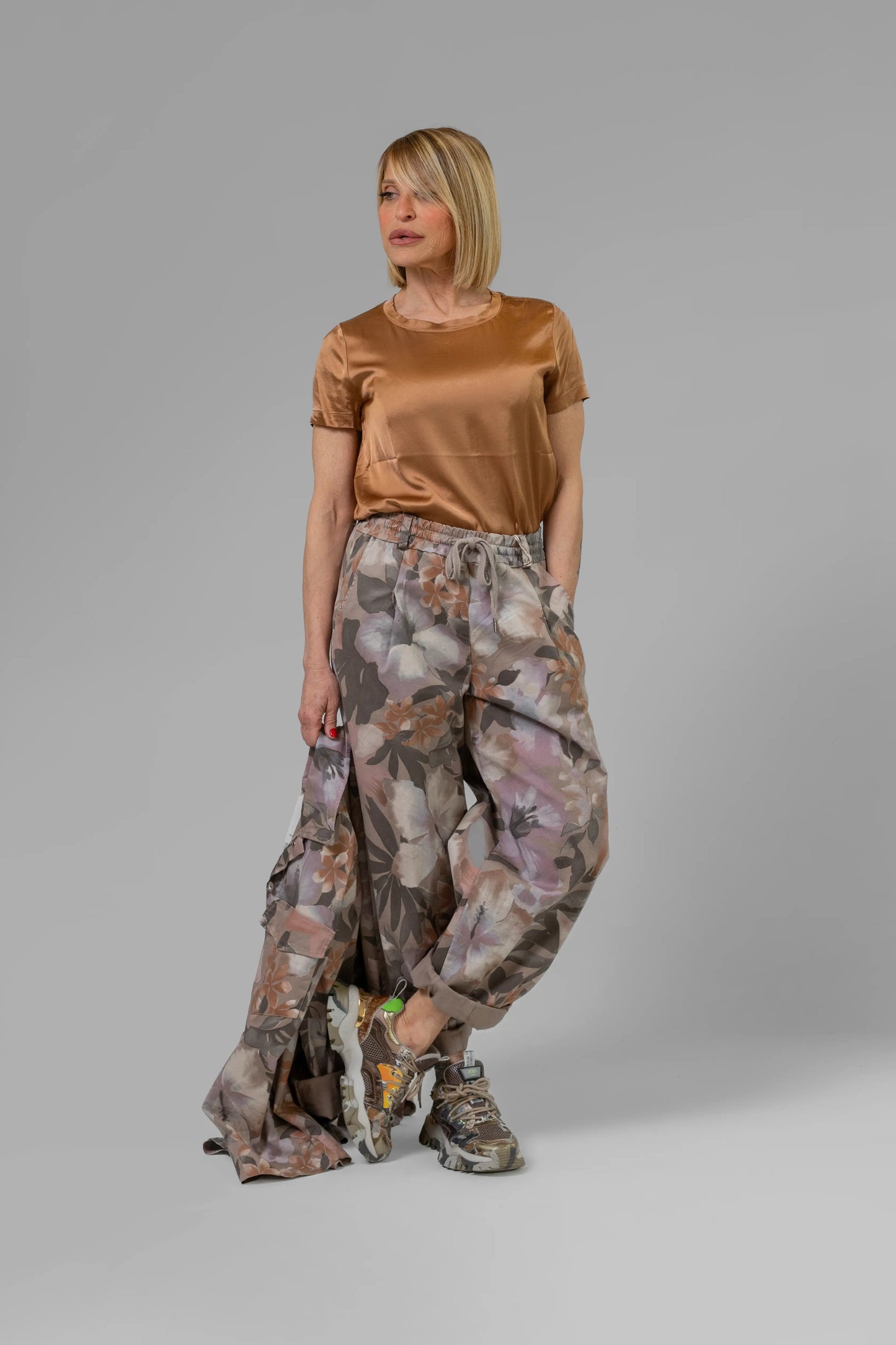 PANTALONE A FIORI