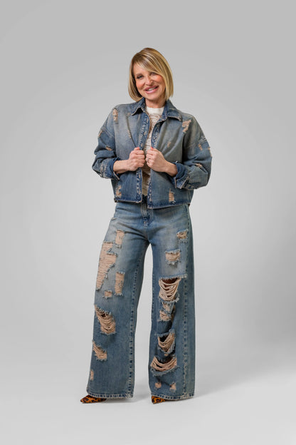 JEANS PALAZZO