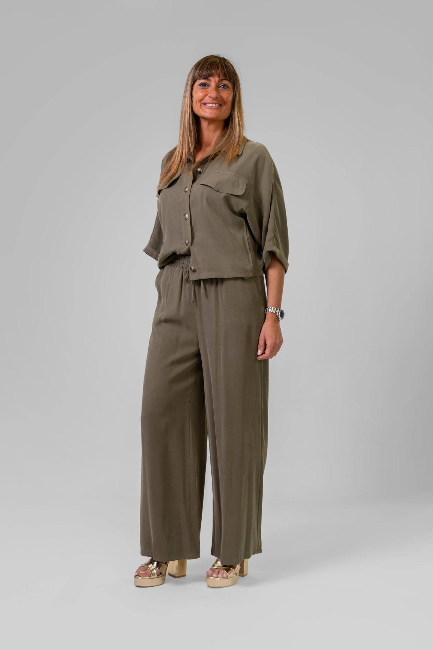 PANTALONE IN TWILL