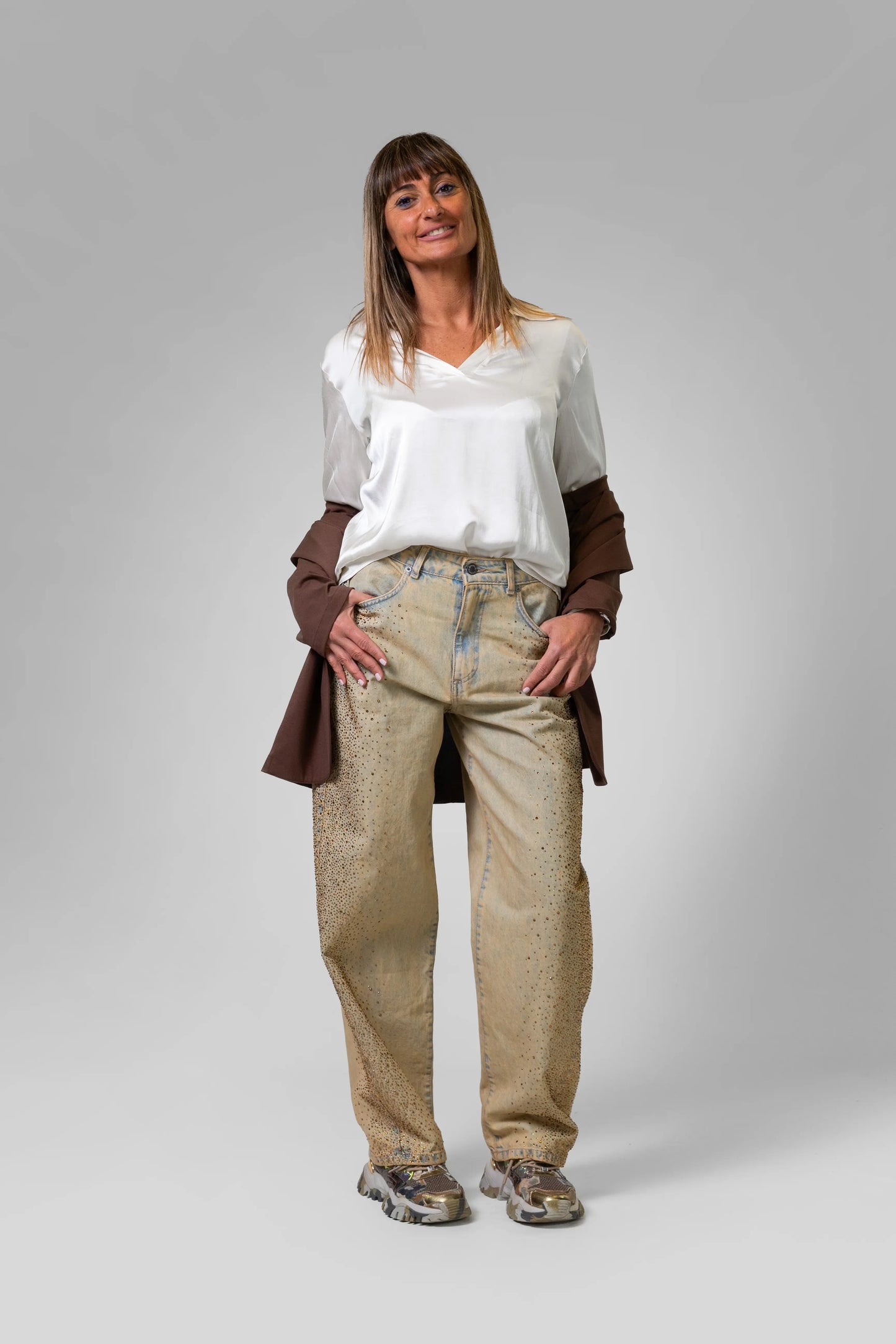 CAMICIA ELASTICIZZATA