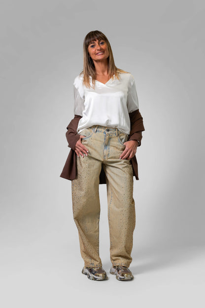 CAMICIA ELASTICIZZATA